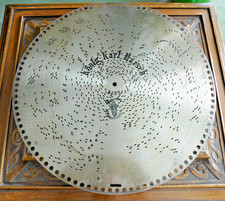 König Karl Marsch Deutschland Polyphon Platte 39,5cm Germany music disc 15 1/2"