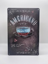 Blechschild americano 20x30cm - blechschild,