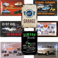 Werkstatt Blechschilder DDR