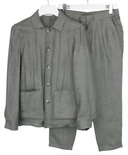 Suitsupply Walter HP / Ames Pleat Es Anzug Herren UK 36/UK 30 Leinen Freizeit