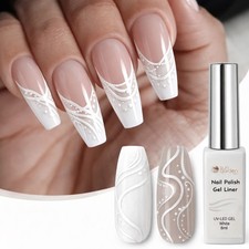 Nail polish liner weiss - nail,
