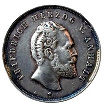 Anhalt Bernburg Stadt Medaille