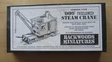 Backwoods Miniatures 009 Steam Crane Messing-Bausatz H0e