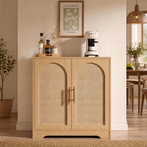Rattan sideboard buffet - sideboard,