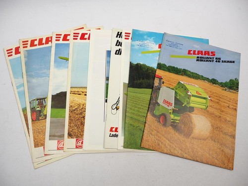 11x original prospekt claas - 11x,