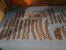 Rokal Gleise / Schienen Spur TT Konvolut + Weiche (30 Teile)