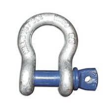 Schäkel geschweift ha2 stahl - schäkel,
