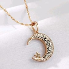 Schöne Halskette Mond und