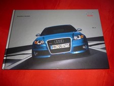 AUDI RS 4 B7 Limousine Hardcover Prospekt Brochure Depliant Folleto von 2005