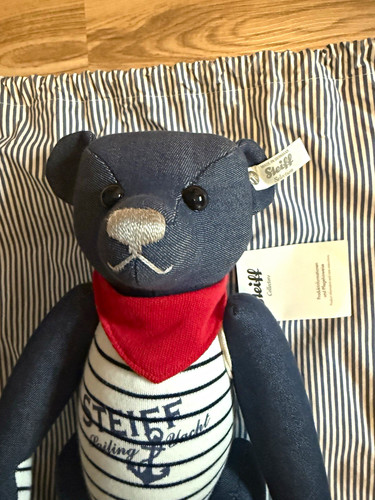 Steiff jeansteddybär - steiff,