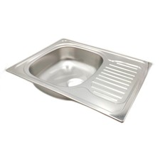 Admiral Einbauspüle Küchenzubehör Edelstahl Aurora 62 x 50 cm Spüle hochwertig f