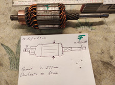 Rarität: Überholte +geprüfte Anker für älteren-Bosch   Anlasser-