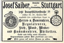 Josef Saiber, Stuttgart