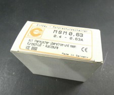 Condor MSM 0,63 | Motorschutzschalter | Einstellbereich 0,4 - 0,63 A