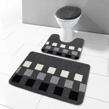 Badezimmer-Garnitur, 3-tlg.