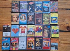 Musikkassetten Sammlung 26Stk.70–90s | Johnny Cash, J. Denver, Cat Stevens, John