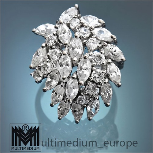 Vintage zirkonia silber - zirkonia,