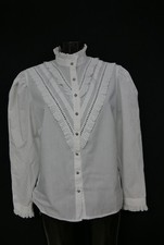 Gr.46 Trachtenbluse weiß