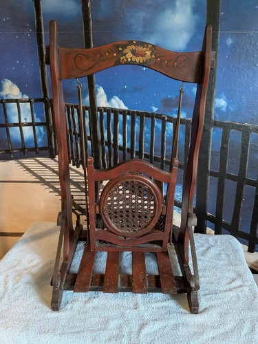 Vintage antike puppen schaukel - puppen,