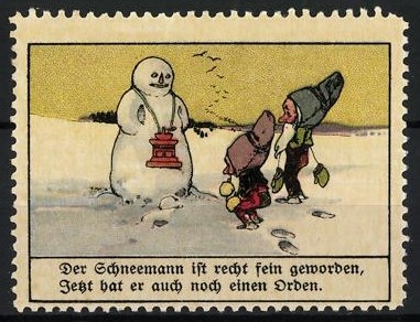 Reklamemarke aecht franck - reklamemarke,