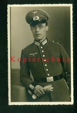 Portait Soldat im Waffenrock Uniform, Fotograf Paul Beckmann, Detmold PK -Format