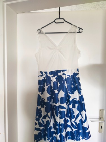 Kleid damen midi weiß - 40, midi,