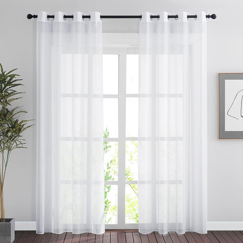 Gardinen weiss transparent - gardinen,