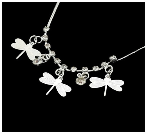 Fußkette libelle zirkonia - libelle,