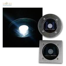 LED Solar Boden-Leuchte Einbau-Strahler IP44 Dämmerungs-Sensor befahrbar 2000kg