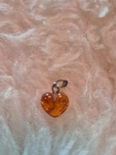 Anhänger Kette Herz Bernstein