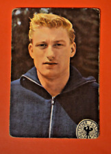 Heinerle Fußball Sammelbild WM 1962 - Friedel Lutz Eintracht Frankfurt ungeklebt