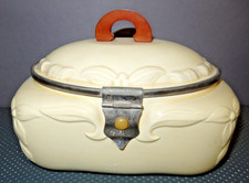 antike Gebäckdose Keramik mit