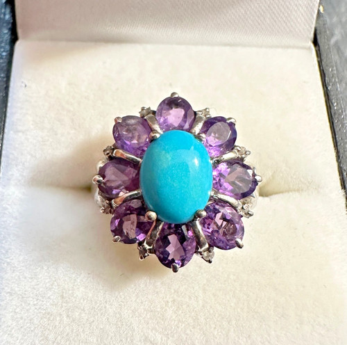 Amethyst diamant dornröschen - amethyst,