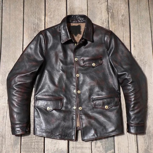Herren lederjacke echtes - herren,