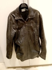Lederjacke Herren, schwarz, ca