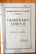 Fröhliches Leben II, Noten