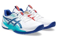 ASICS POWERBREAK FF 1071A121 960 Weiß Asics Blau Handballschuhe