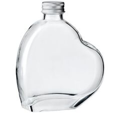 Flasche Herzform 200ml Herzflaschen Herz Glas Flaschen Herzförmig Geschenk
