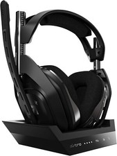 LOGITECH ASTRO A50 Wireless Gaming- Headset + Ladestation, 4 Gen. PC-PLAYSTATION