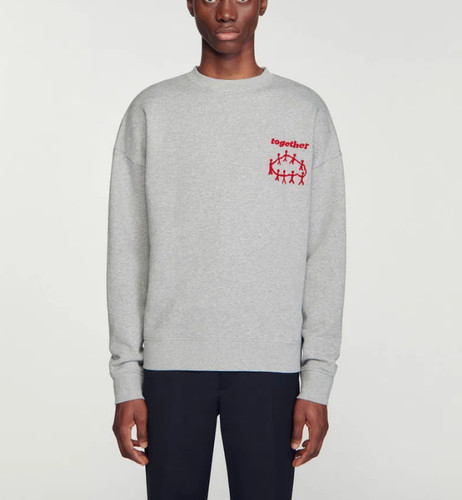 Sandro paris herren sweatshirt - sandro,