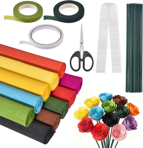 Buntes krepppapier set für - buntes,