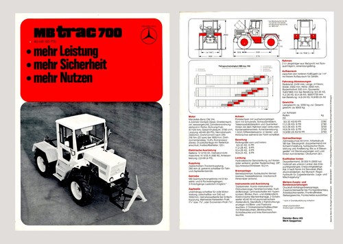 Trac 700 mercedes benz - 700,