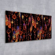 Acrylglasbild Wandbild Plexiglas 100x50 Foto Bild Stammes Traum fänger bunte