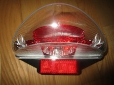 Universal Klarglas Rücklicht, E-9, Umbau, Custom, Chopper, Bobber