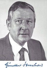 Autogramm Günther Leonhart, MdB Mitglied des Bundestages