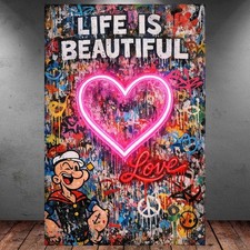 LEINWAND BILD ER XXL ABSTRAKT