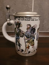 Bierkrug aus Keramik mit