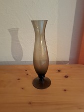Vase Rauchglas 60er Jahre