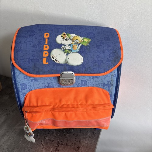 Diddl schulranzen blau orange - schulranzen, blau/orange