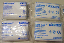 4 Dreiecktücher aus Verbandskasten 100% verm. Vliesstoff 96x96x136cm, Kalff